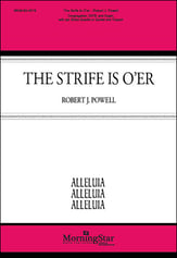 The Strife Is O'er SATB choral sheet music cover